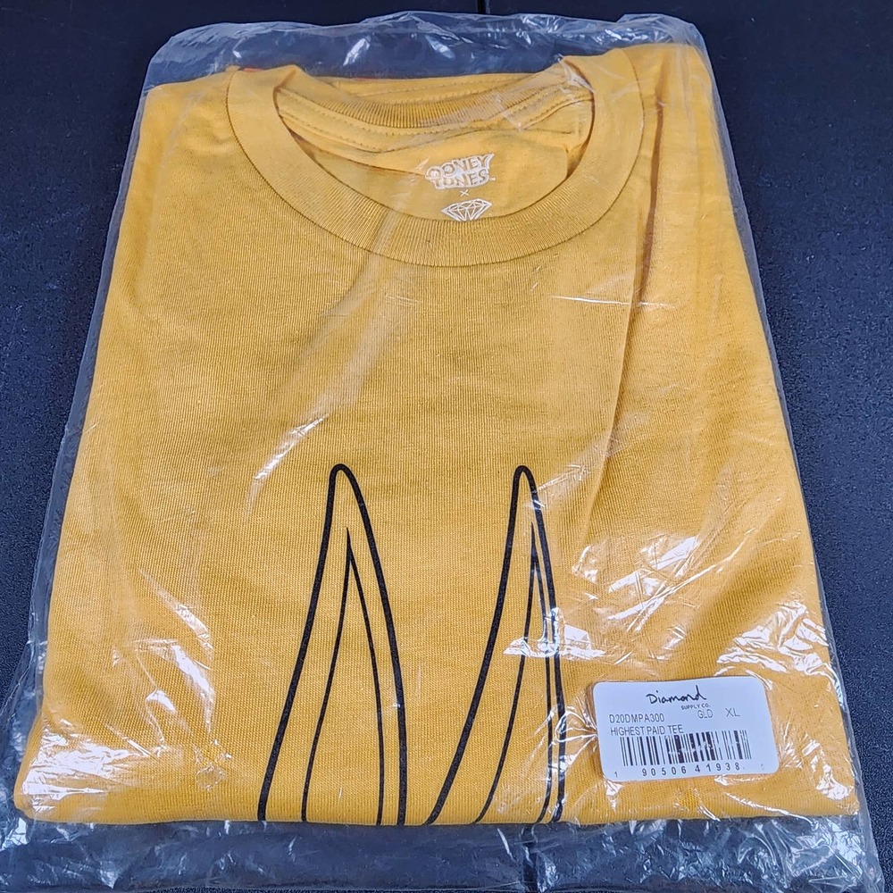 NWT Diamond Supply Company Highest Paid WB Bugs Bunny T-Shirt Men's SZ XL